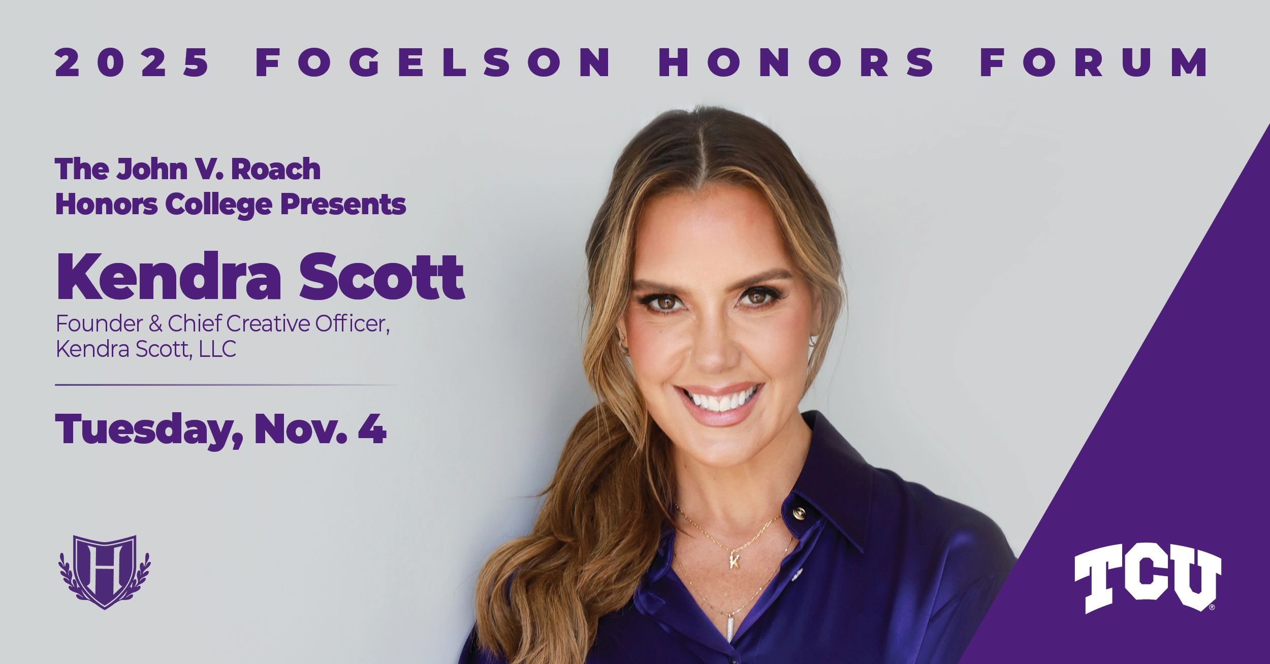 Kendra Scott Announced as Fogelson Speaker 2025