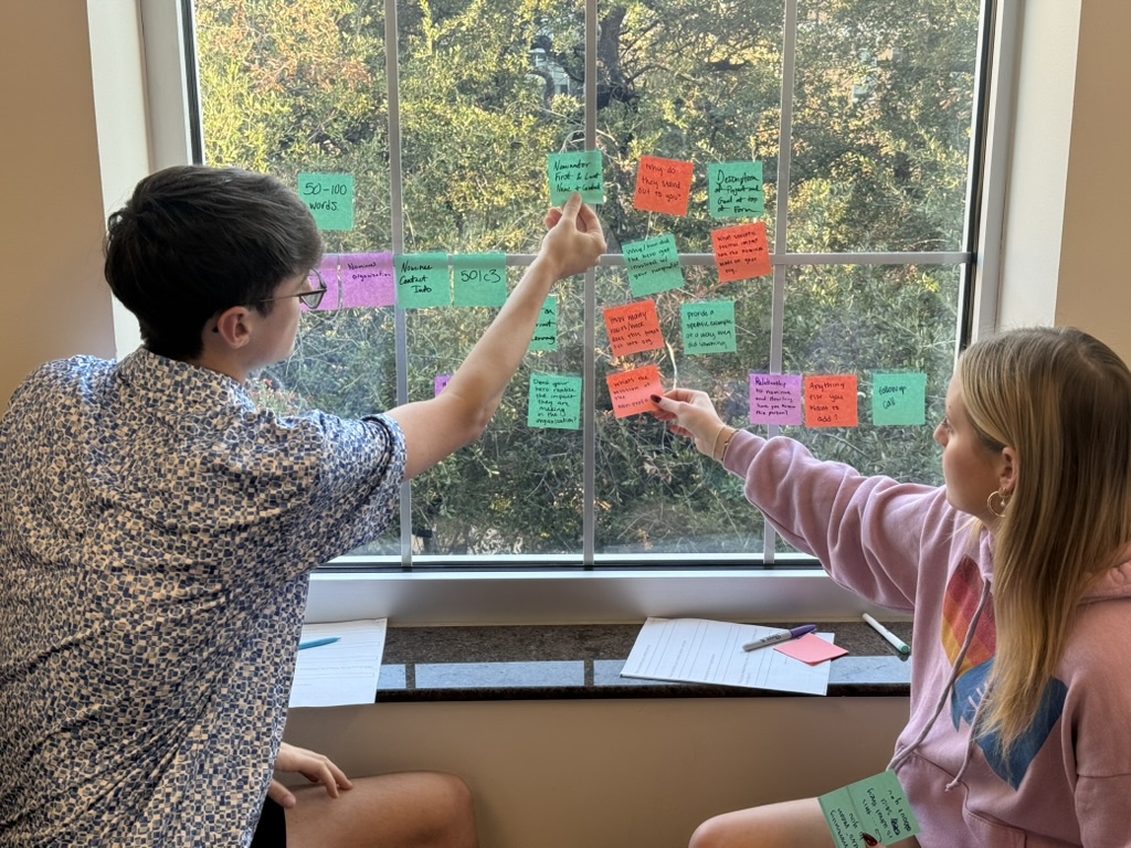 Students in gratitude class